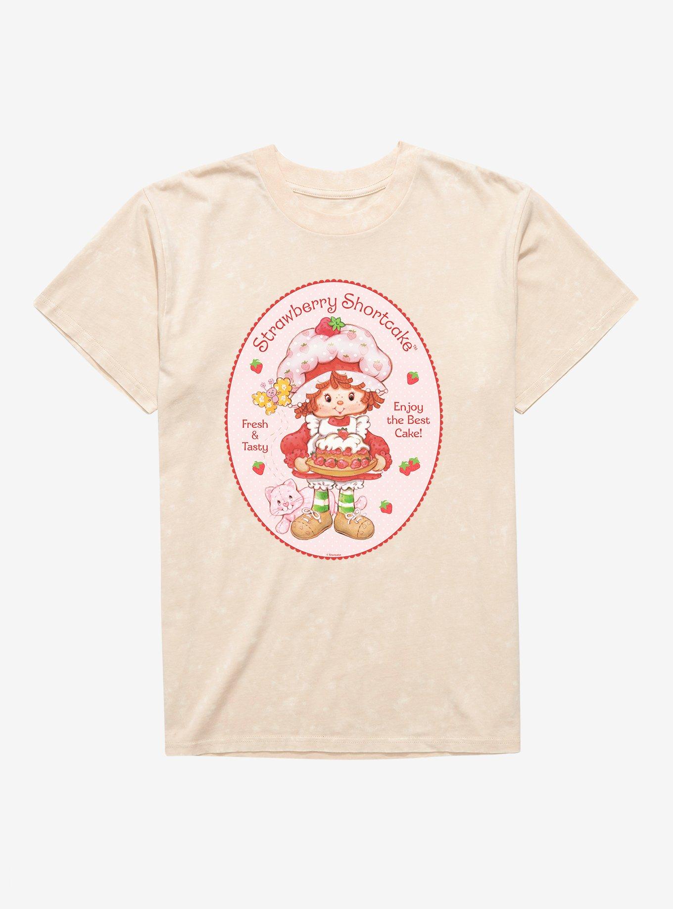 Strawberry Shortcake Fresh & Tasty Mineral Wash T-Shirt, , hi-res