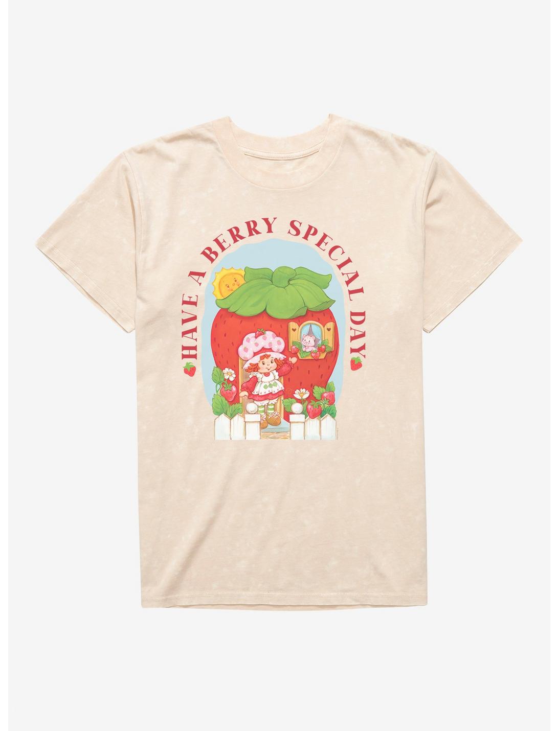 Strawberry Shortcake Berry Special Day Mineral Wash T-Shirt, NATURAL MINERAL WASH, hi-res