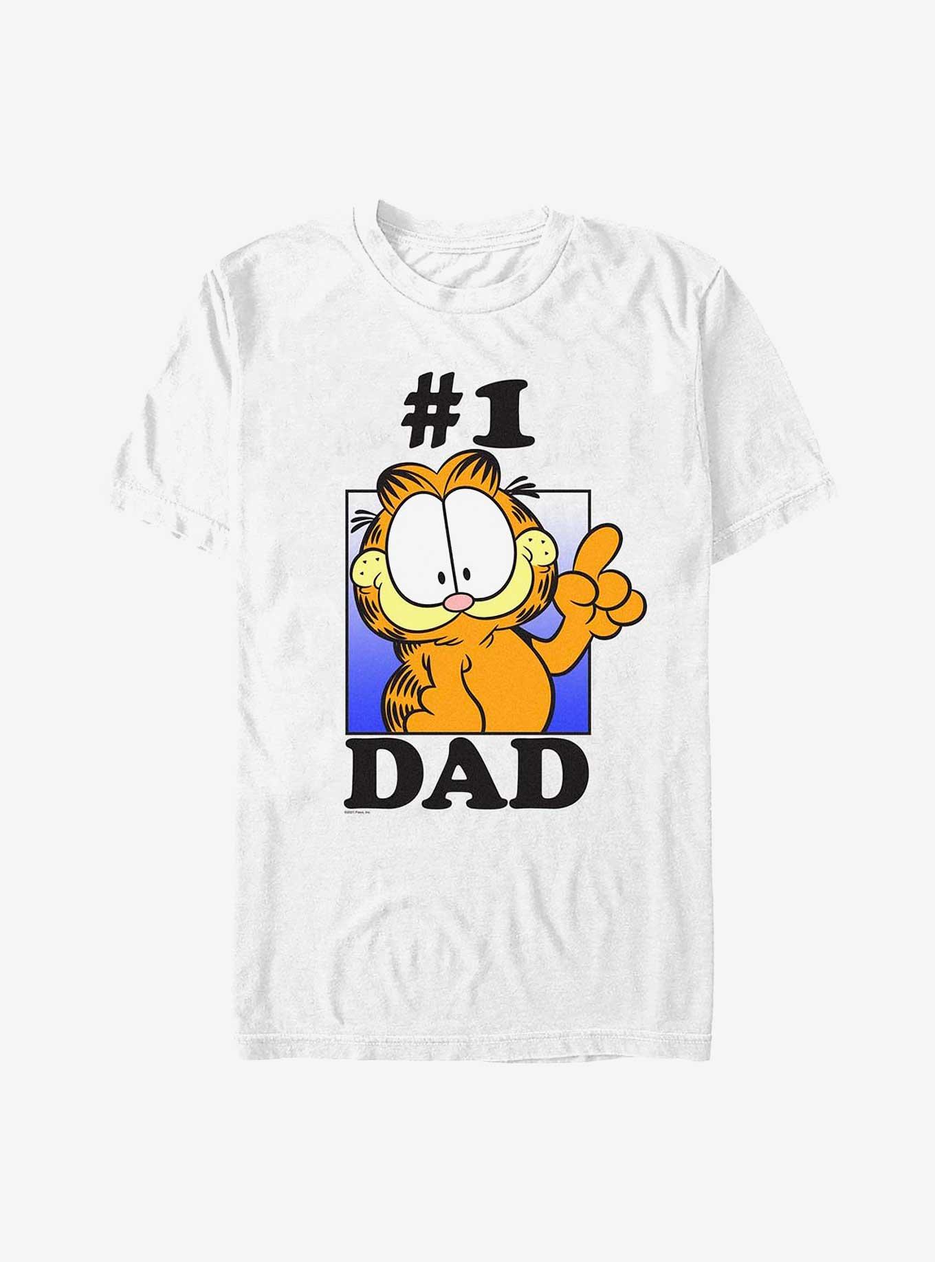 Garfield #1 Dad T-Shirt, WHITE, hi-res