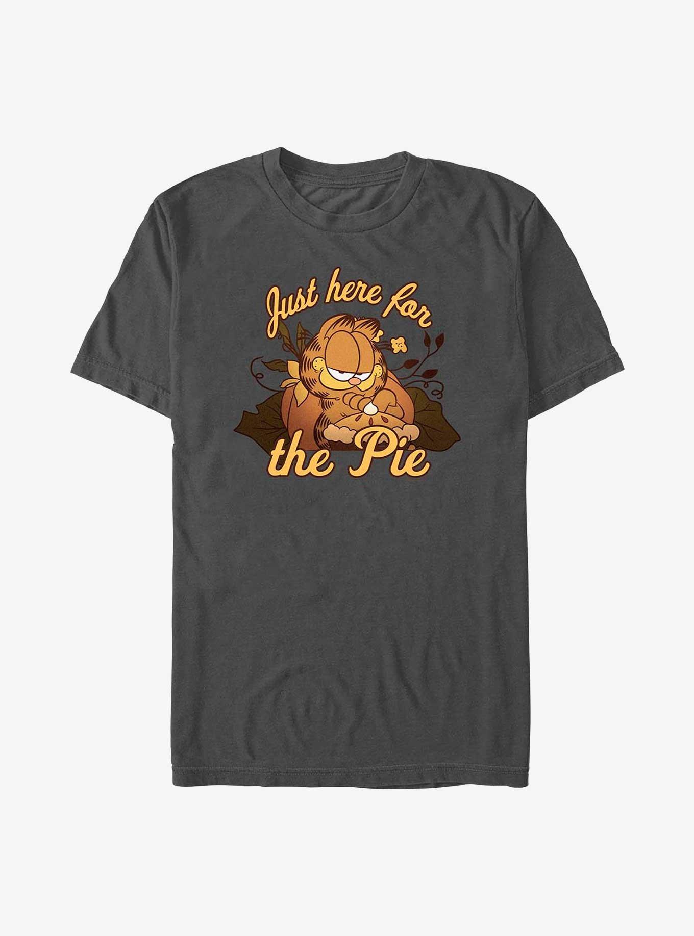 Garfield Here For Pie T-Shirt, CHARCOAL, hi-res