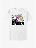 Garfield I'll Rise But I Won't Wear Green T-Shirt, WHITE, hi-res