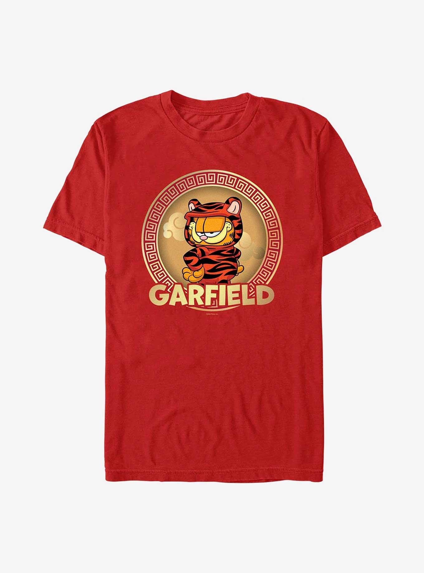 Garfield Confident Tiger T-Shirt, RED, hi-res