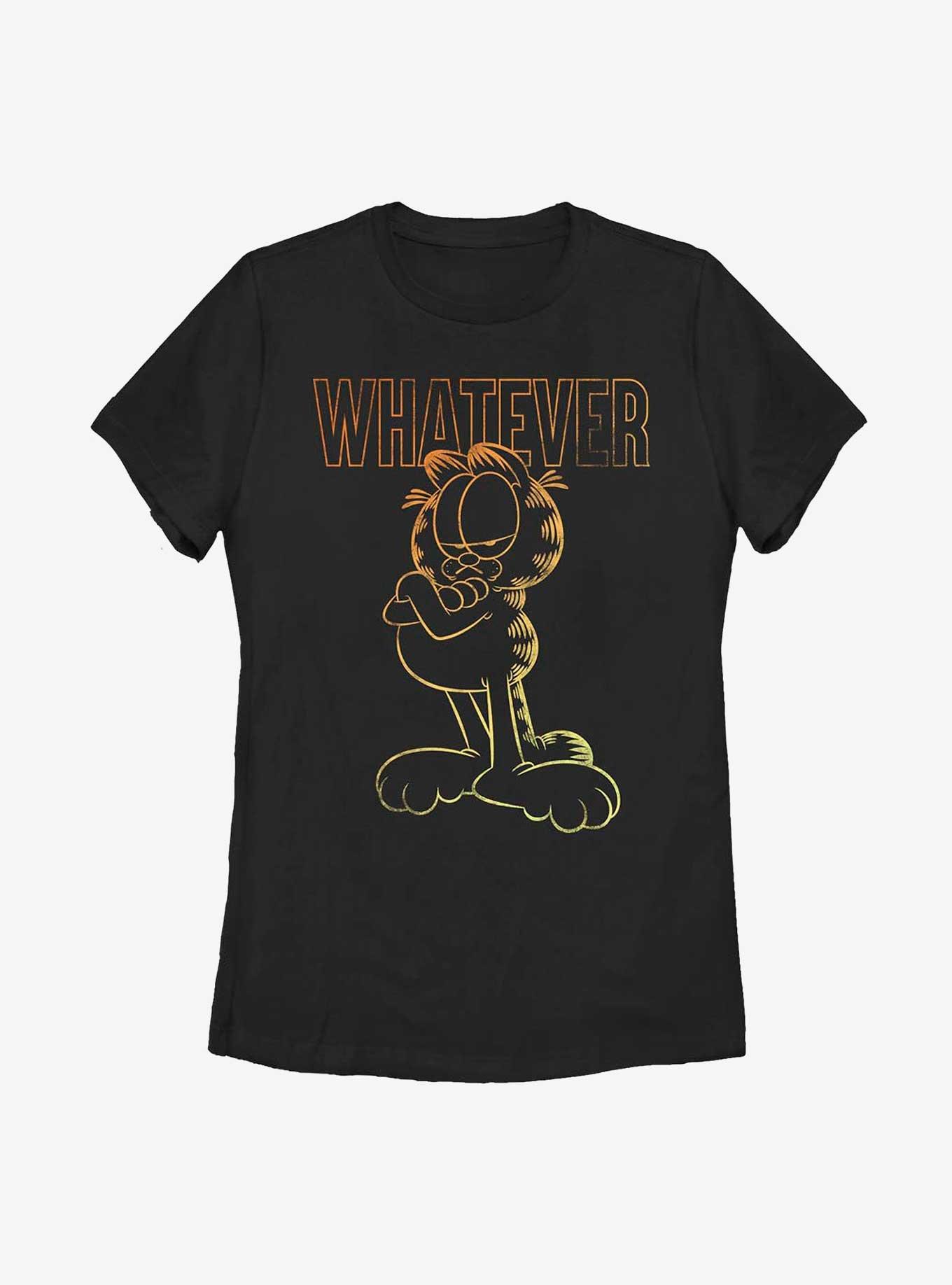 Garfield Whatever Women's T-Shirt, BLACK, hi-res