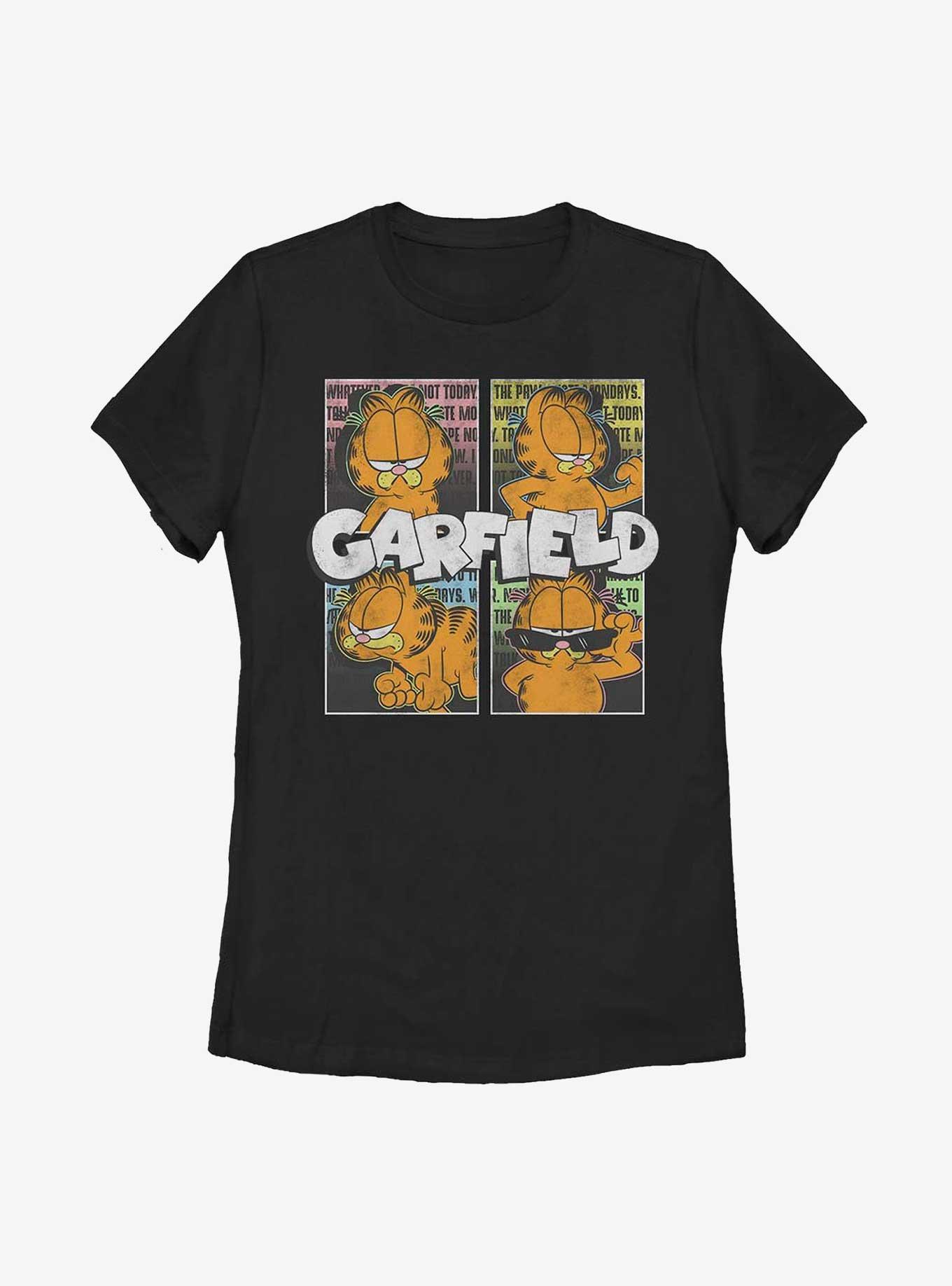 Garfield Street Cat Women's T-Shirt, BLACK, hi-res