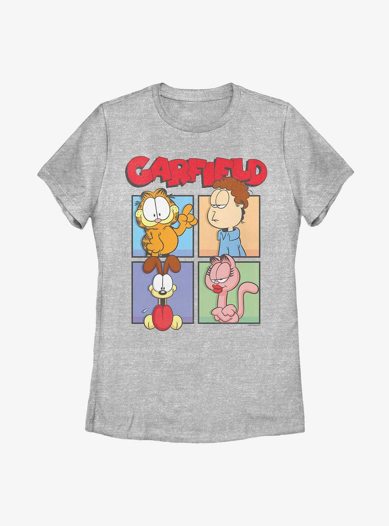 Garfield Jon Odie and Arlene Women's T-Shirt, ATH HTR, hi-res