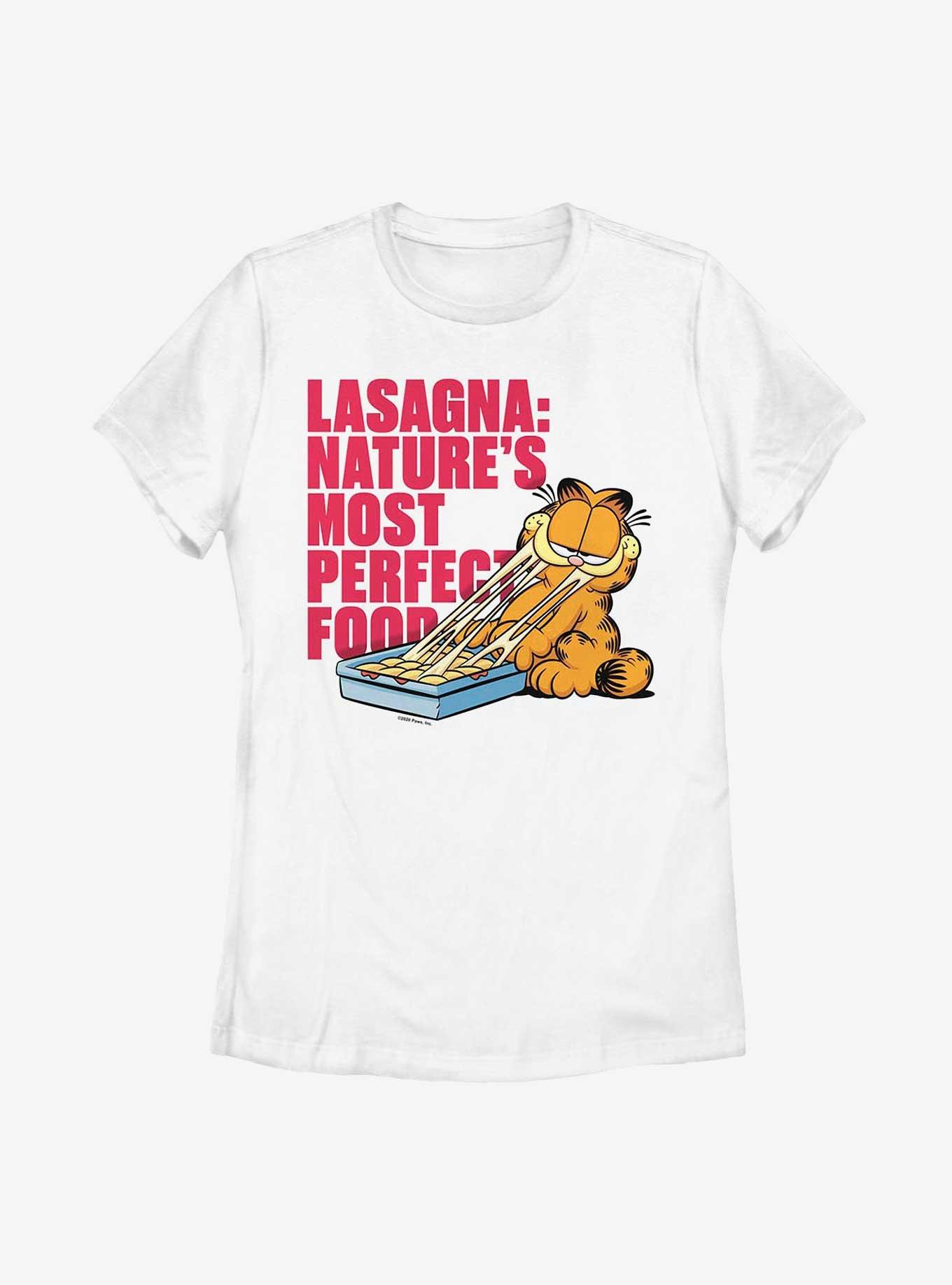 Garfield Lasagna Women's T-Shirt, WHITE, hi-res