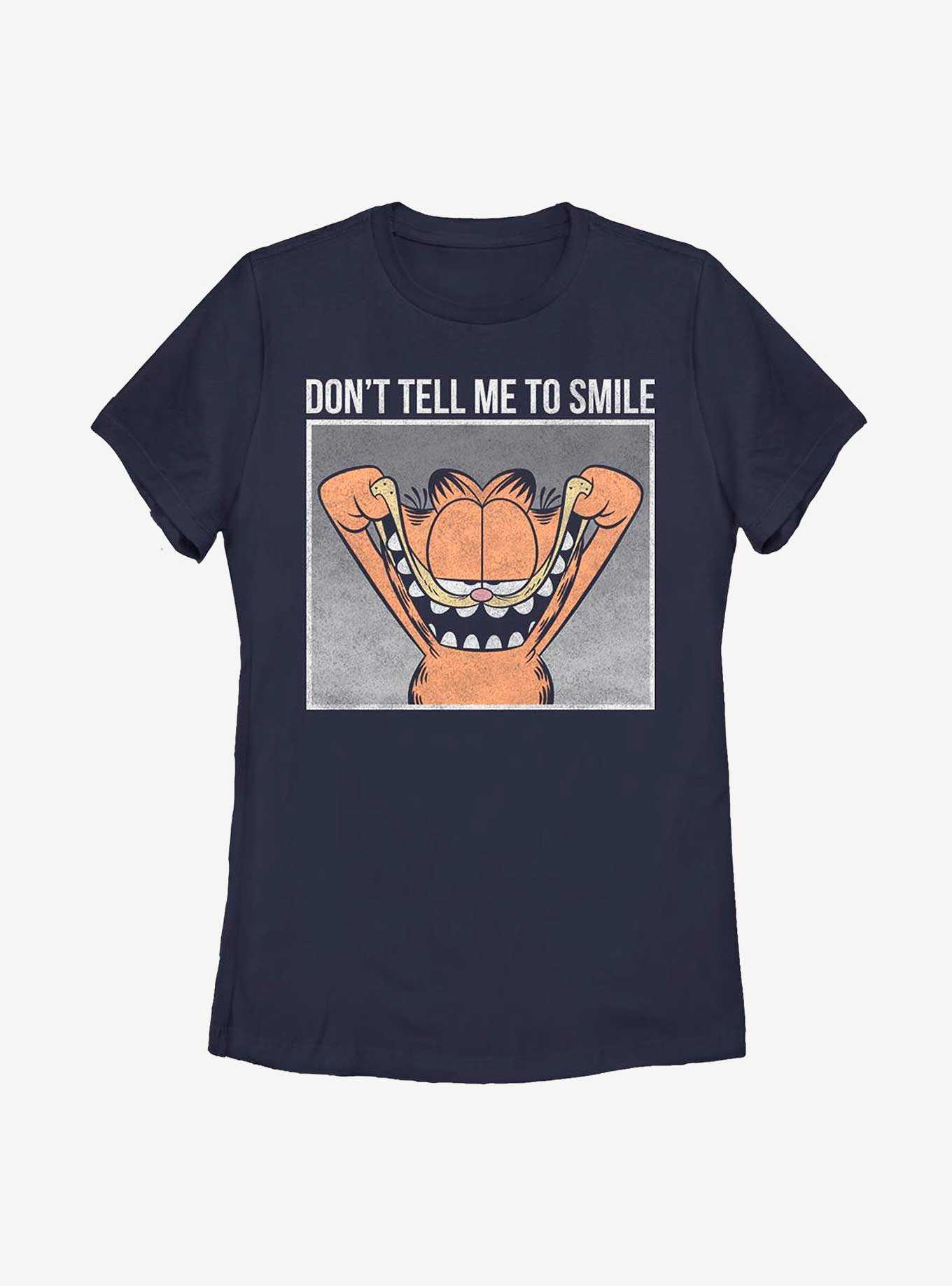 Garfield Don't Tell Me To Smile Women's T-Shirt, , hi-res