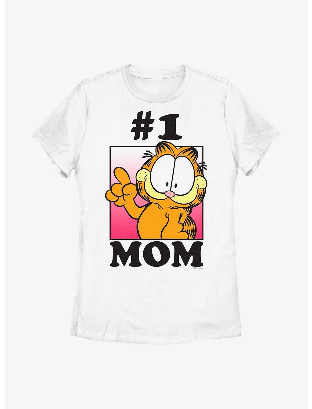 Garfield #1 Mom Women's T-Shirt, WHITE, hi-res