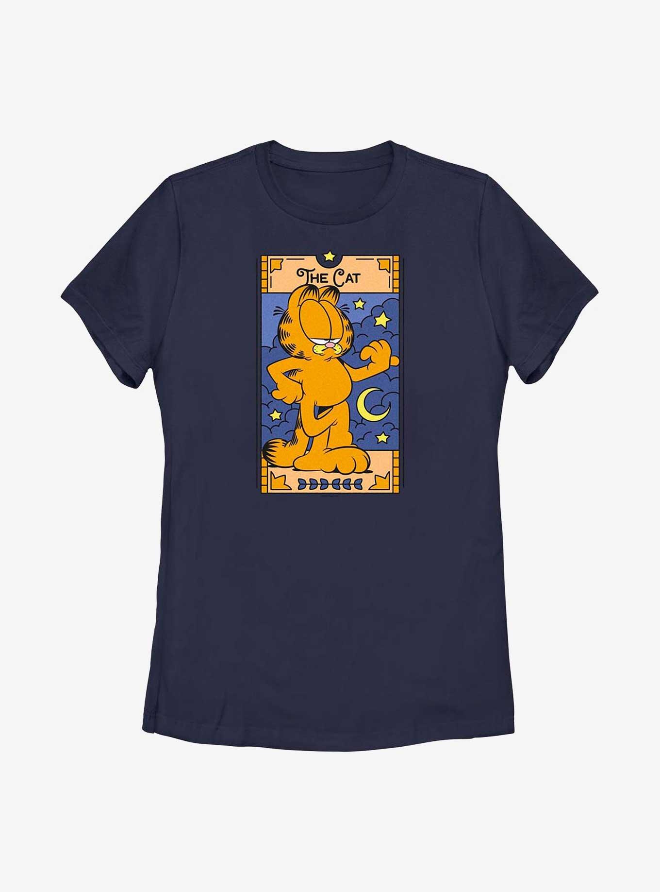 Garfield Tarot Garfield Women's T-Shirt, NAVY, hi-res