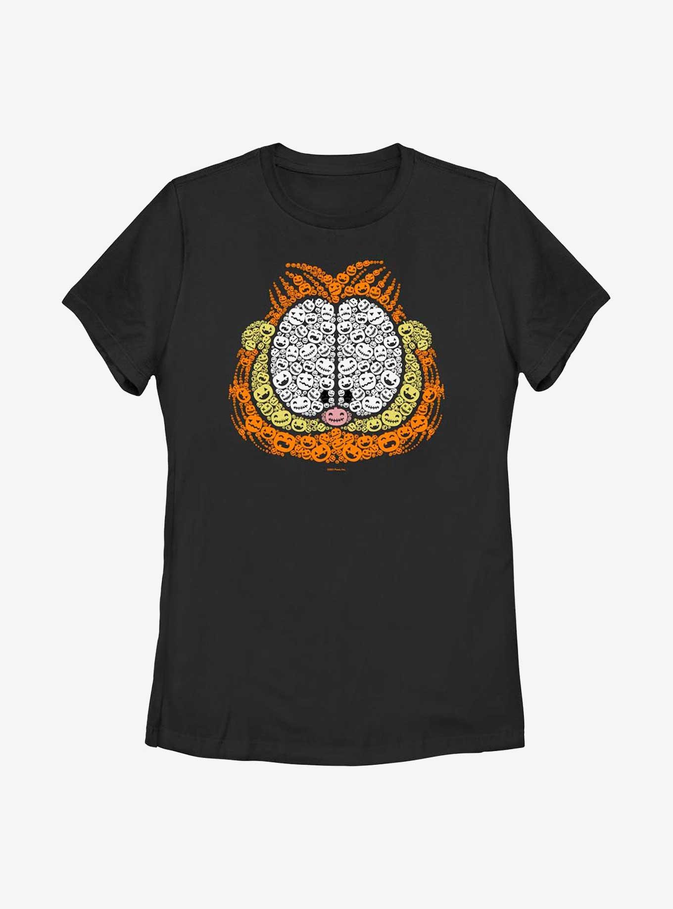 Garfield Pumpkin Face Fill Women's T-Shirt, , hi-res