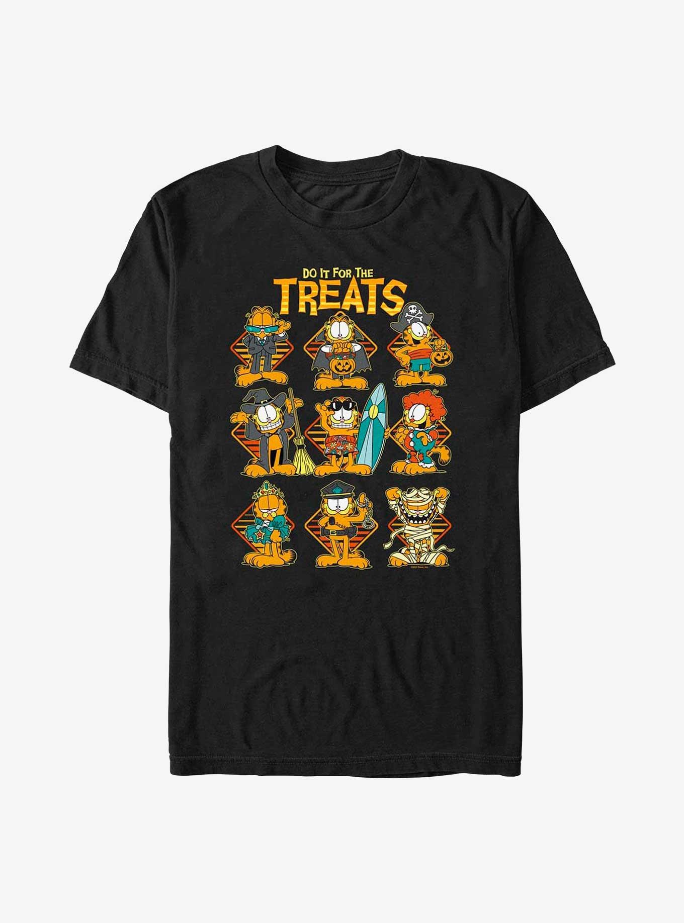 Garfield For The Treats T-Shirt, BLACK, hi-res