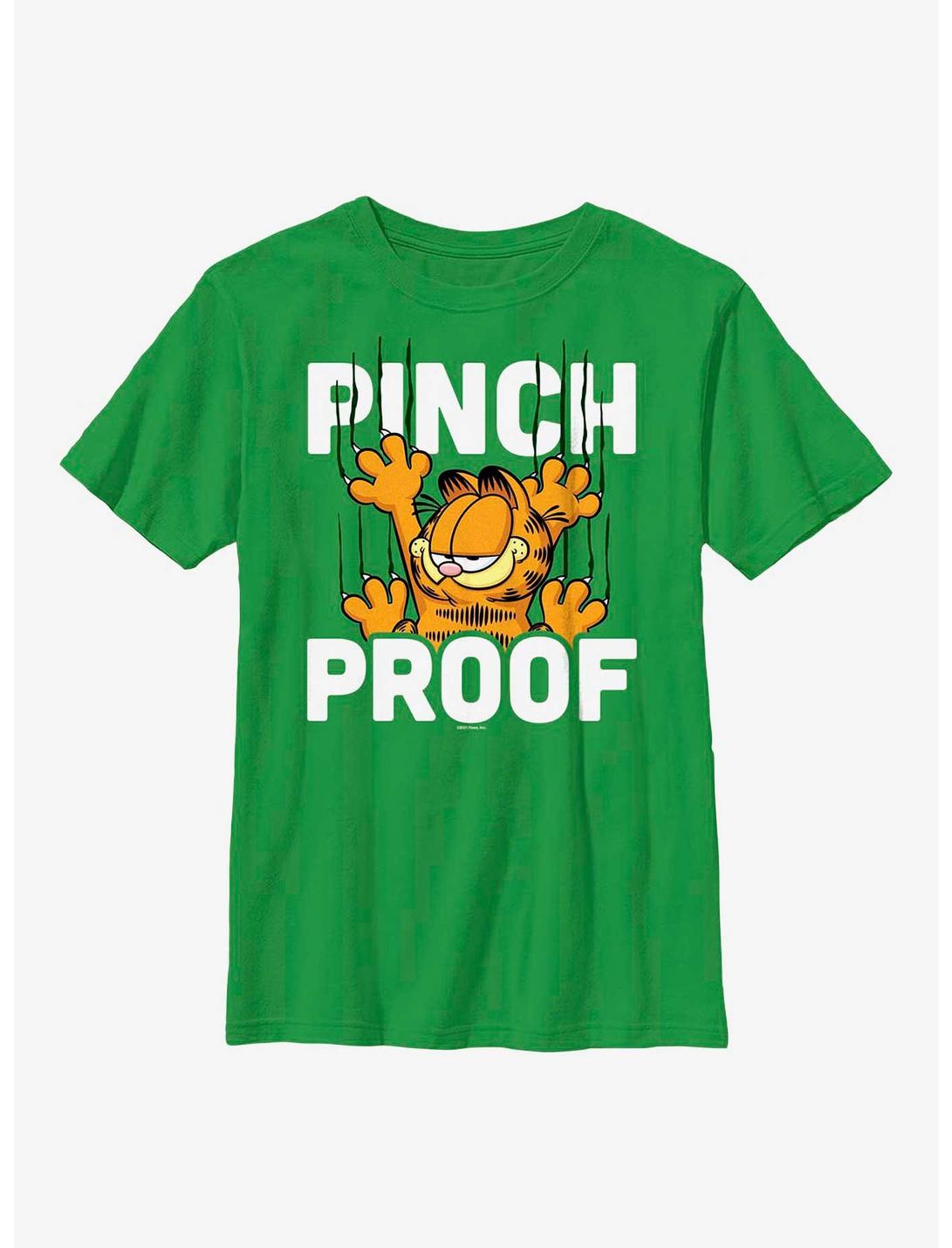 Garfield Pinch Proof Youth T-Shirt, KELLY, hi-res