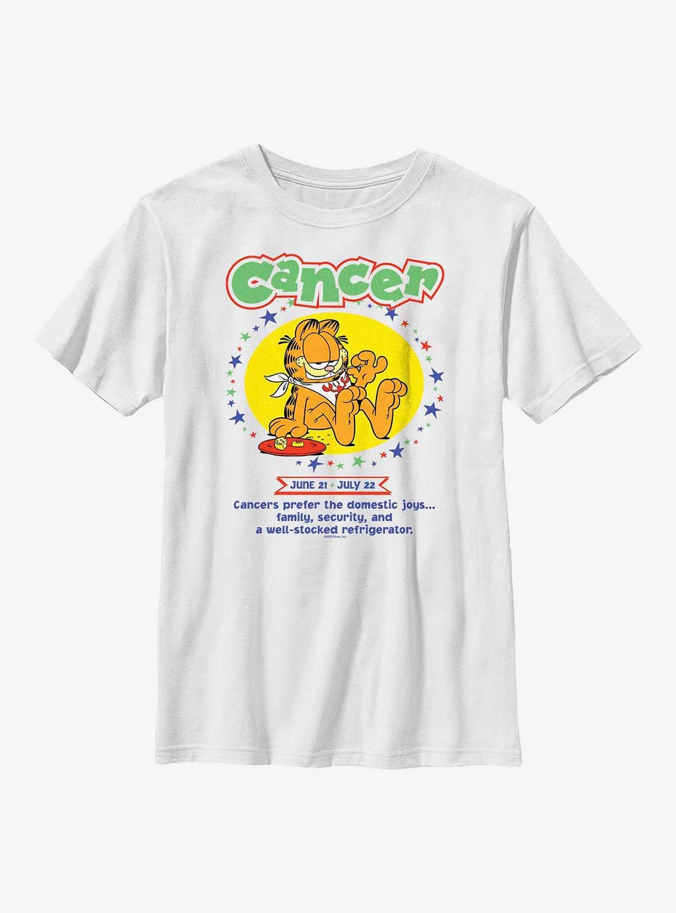 Garfield Cancer Horoscope Youth T-Shirt, , hi-res