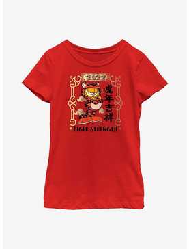 Garfield Tiger Strength Poster Youth Girl's T-Shirt, , hi-res