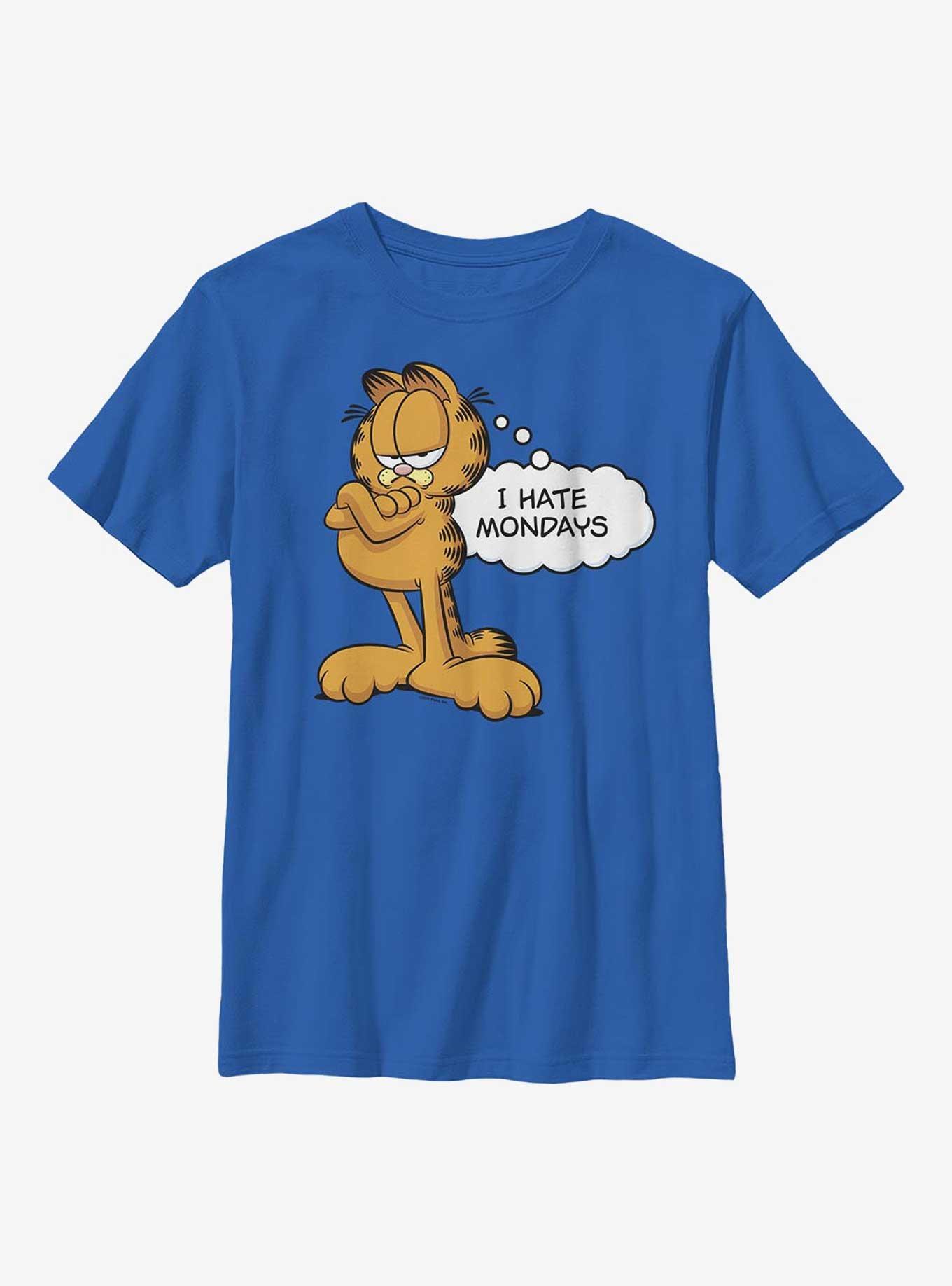 Garfield I Hate Mondays Youth T-Shirt, , hi-res