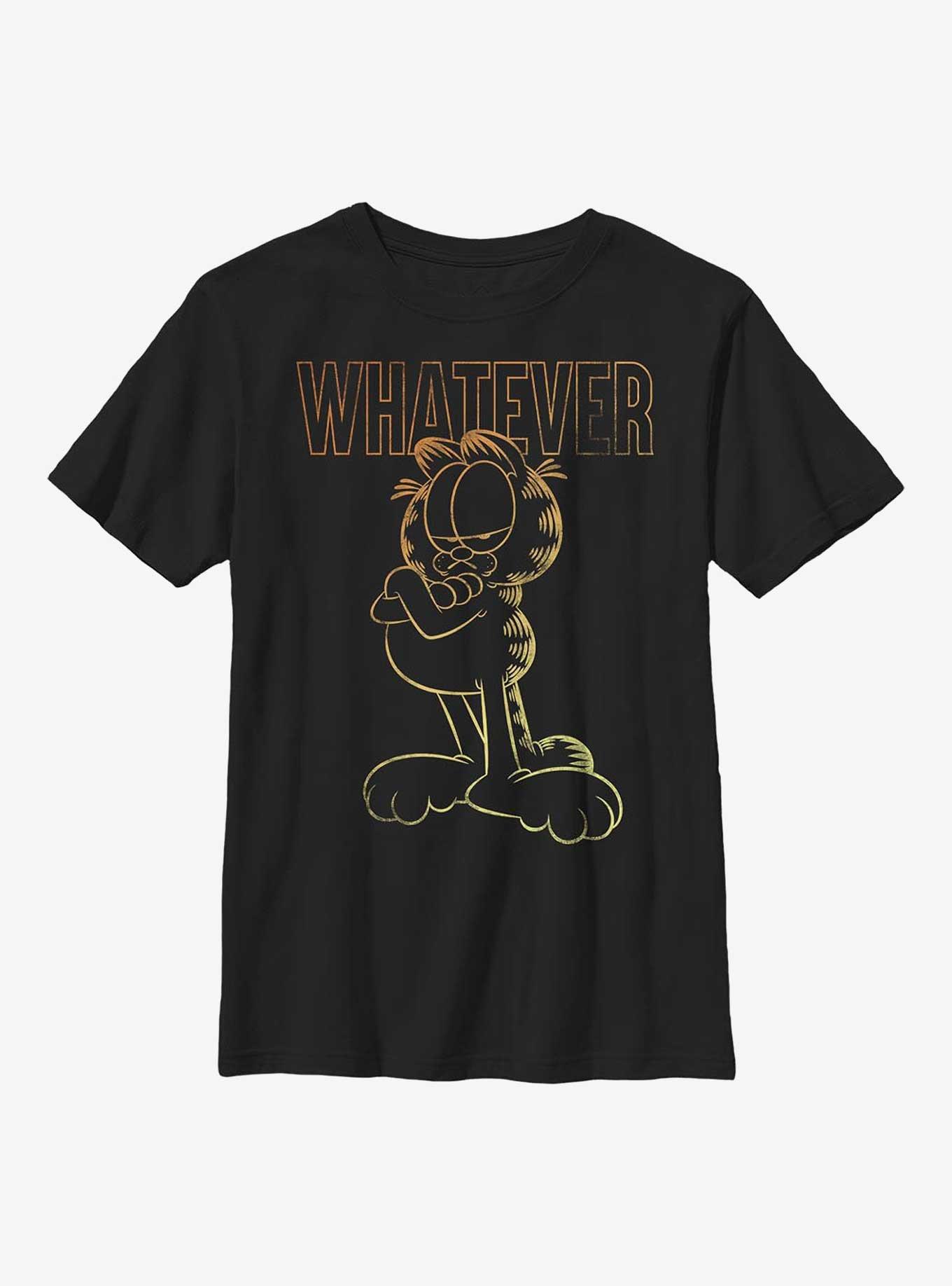 Garfield Whatever Youth T-Shirt, BLACK, hi-res