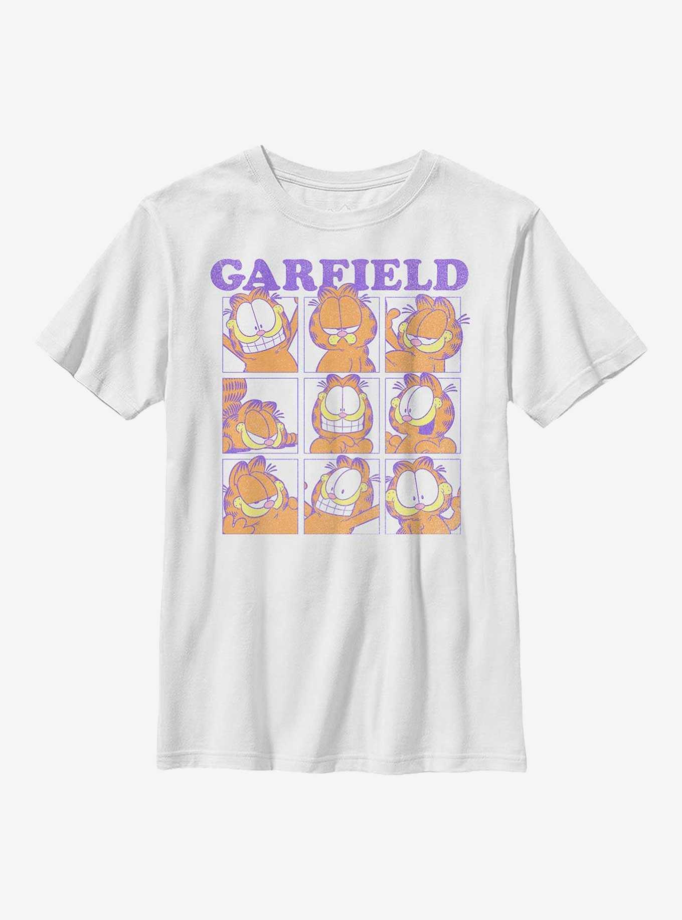 Garfield Many Faces of Garfield Youth T-Shirt, , hi-res