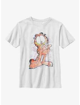 Garfield Watercolor Tabby Youth T-Shirt, , hi-res