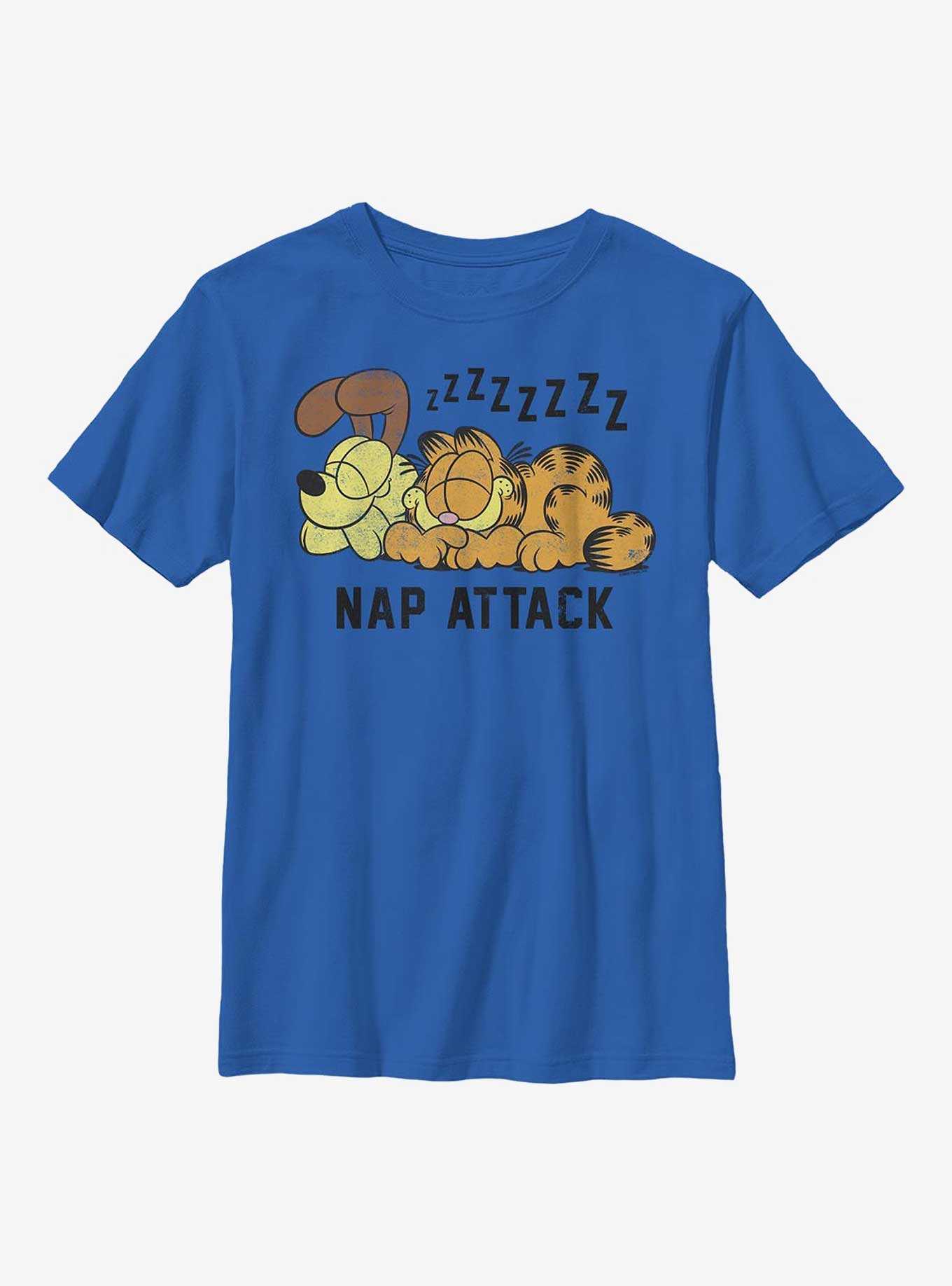 Garfield and Odie Nap Attack Youth T-Shirt, , hi-res