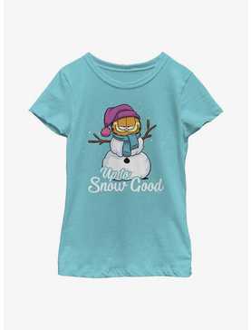 Garfield Up To Snow Good Youth Girl's T-Shirt, , hi-res