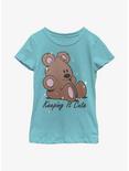 Garfield Cute Pooky Youth Girl's T-Shirt, TAHI BLUE, hi-res