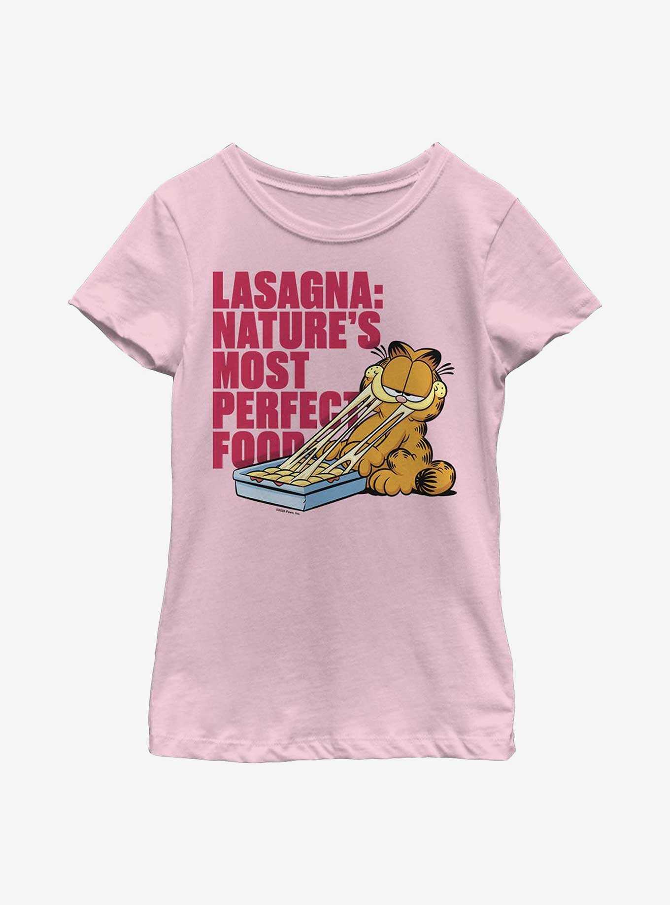 Garfield Lasagna Youth Girl's T-Shirt, , hi-res
