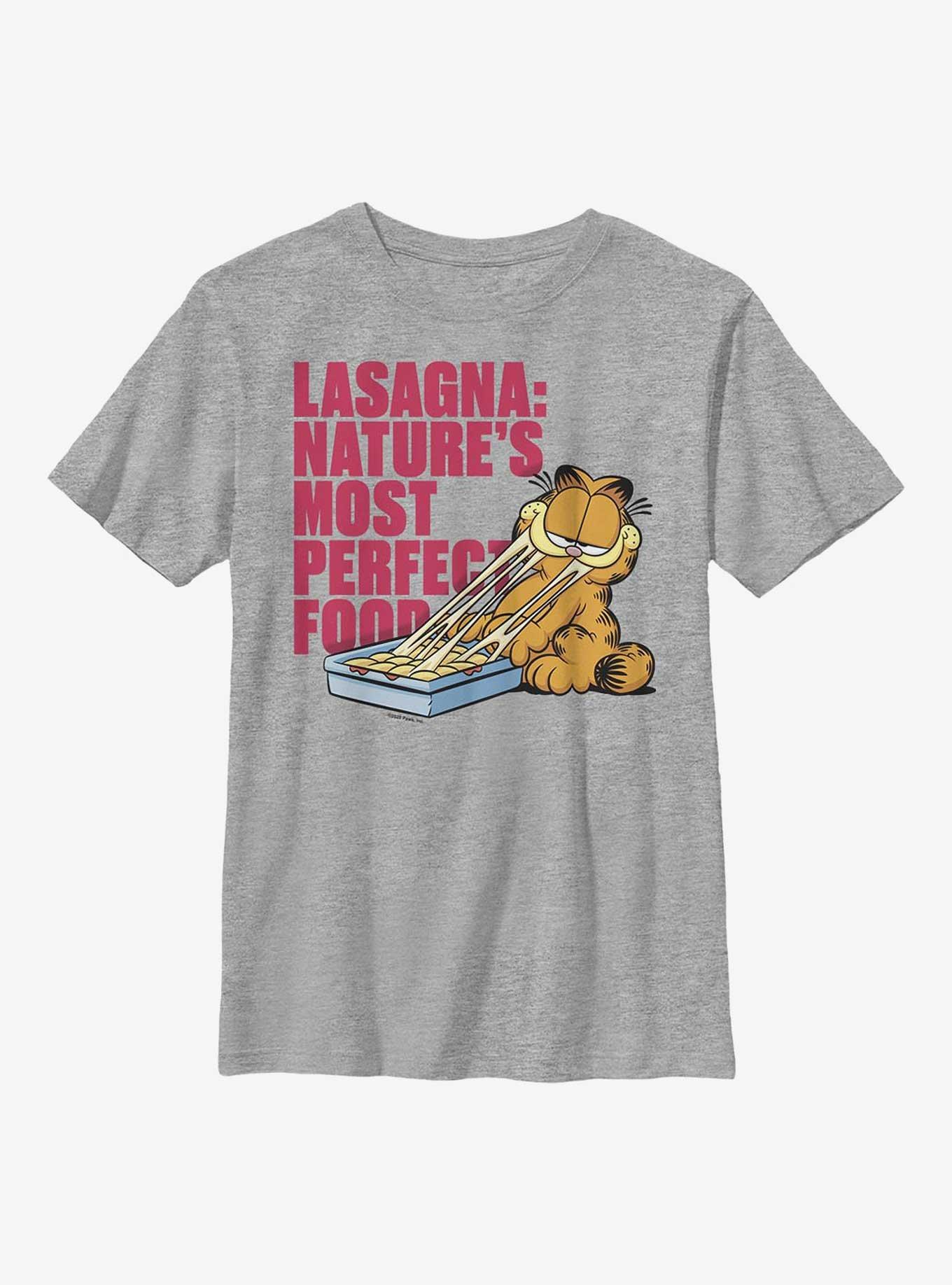 Garfield Lasagna Youth T-Shirt, ATH HTR, hi-res