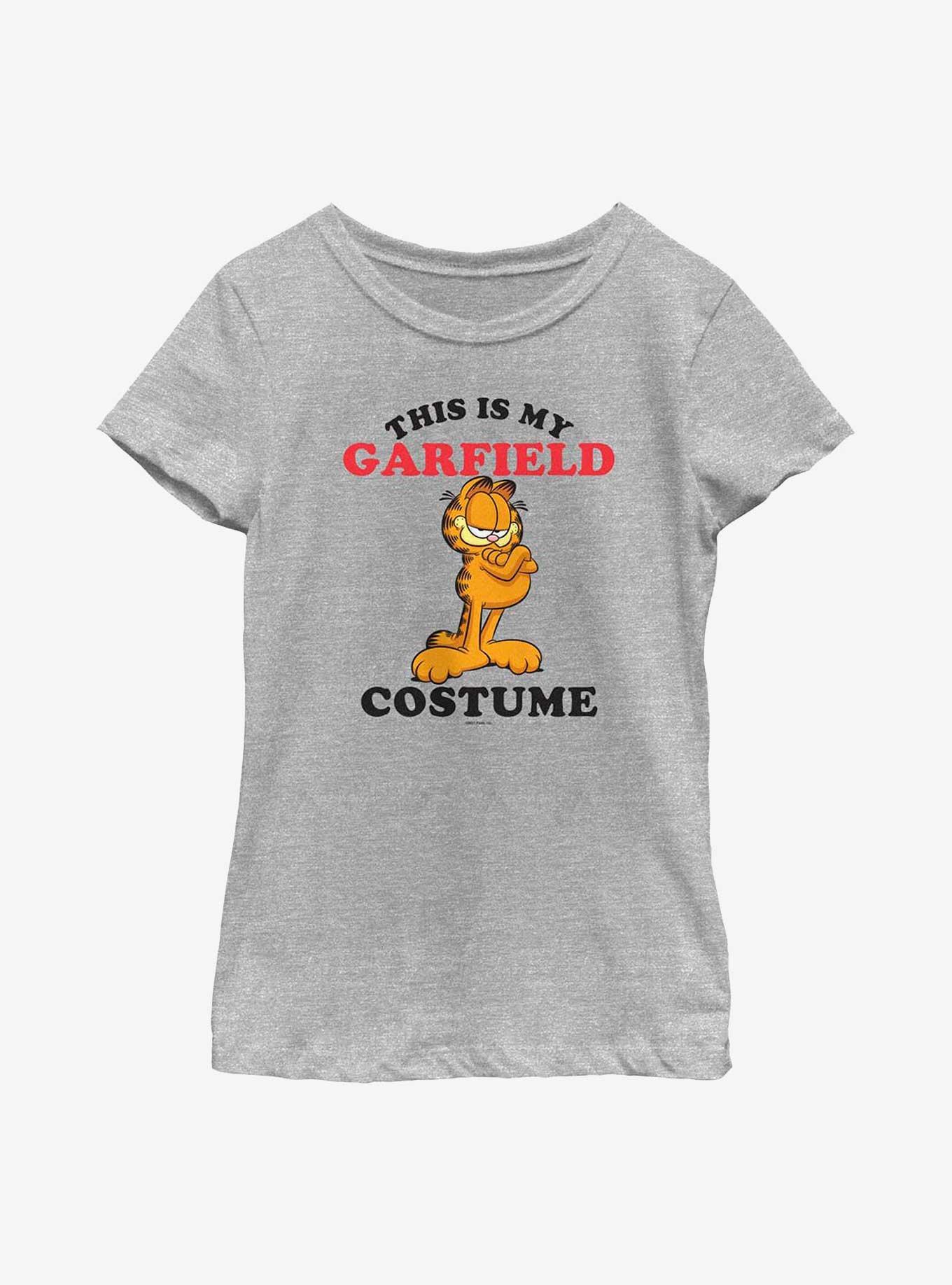 Garfield Garfield Costume Youth Girl's T-Shirt, ATH HTR, hi-res