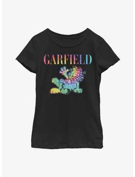 Garfield Tie-Dye Cat Youth Girl's T-Shirt, , hi-res