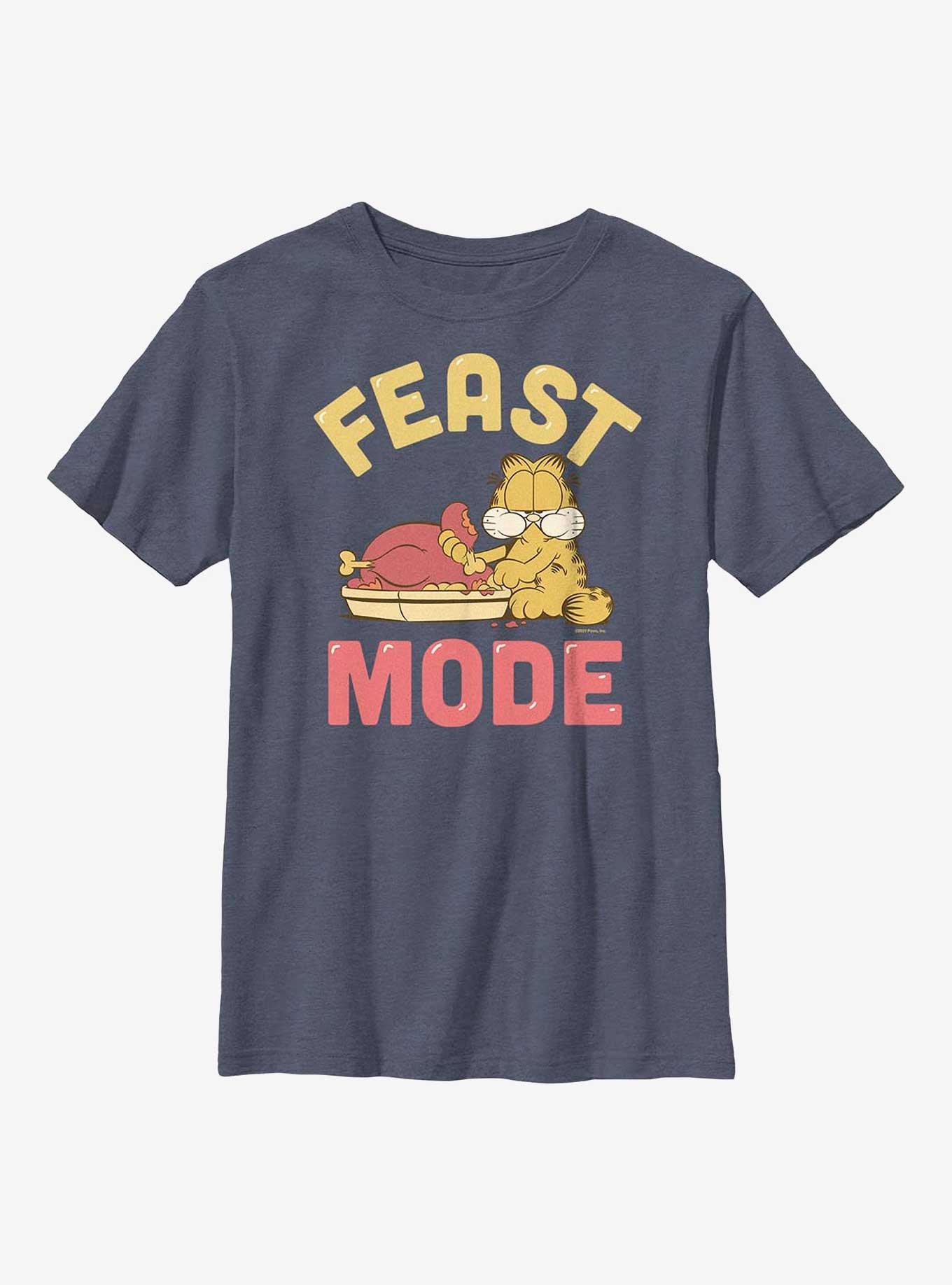 Garfield Feast Mode Youth T-Shirt, , hi-res