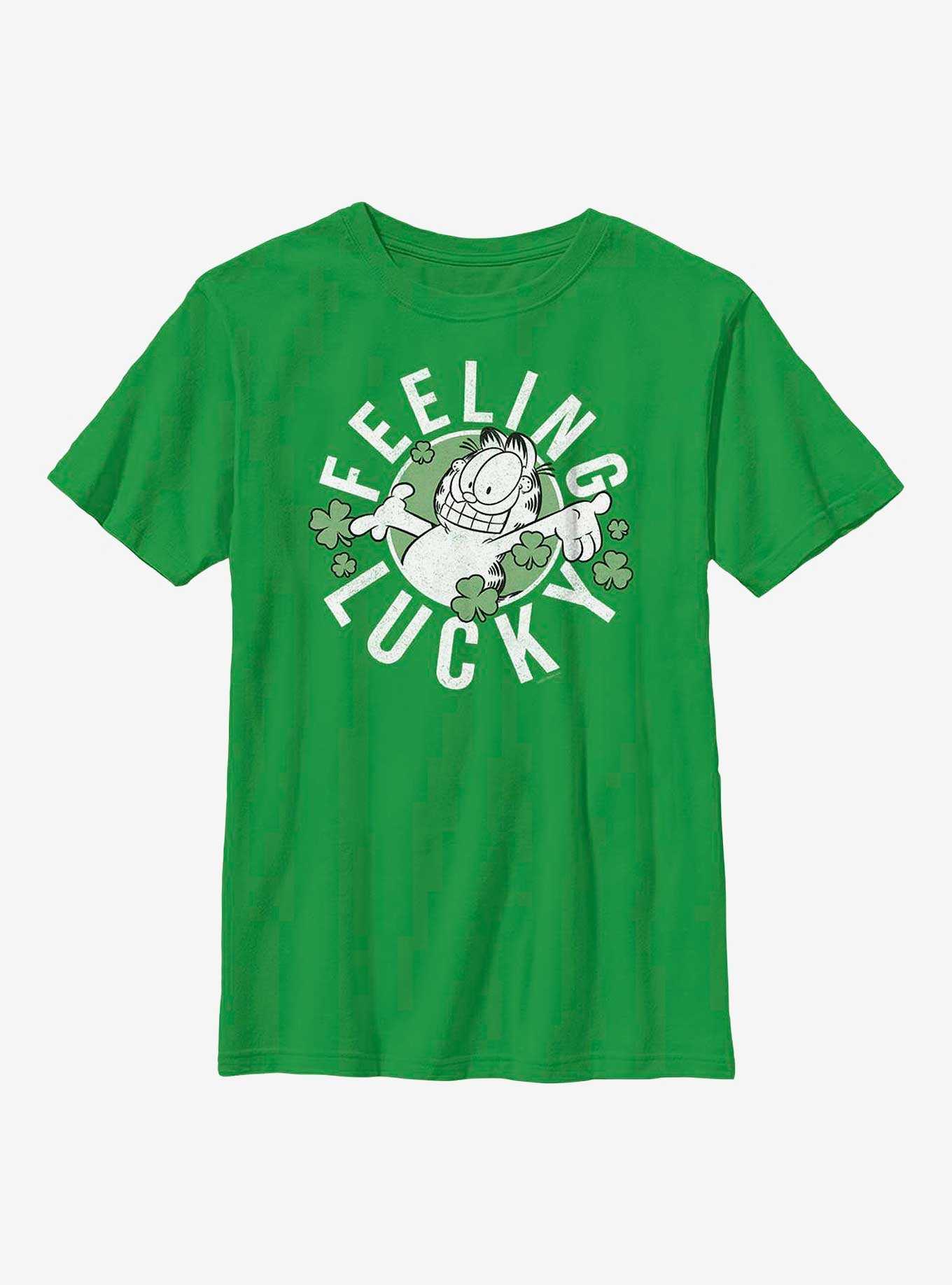 Garfield Feeling Lucky Youth T-Shirt, , hi-res