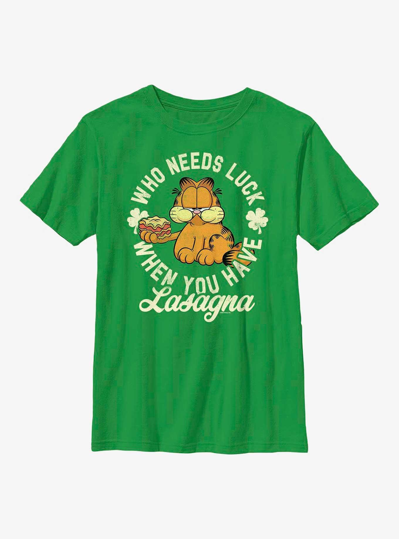 Garfield Lasagna Luck Youth T-Shirt, , hi-res