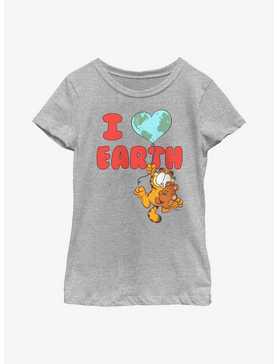 Garfield I Heart Earth Youth Girl's T-Shirt, , hi-res