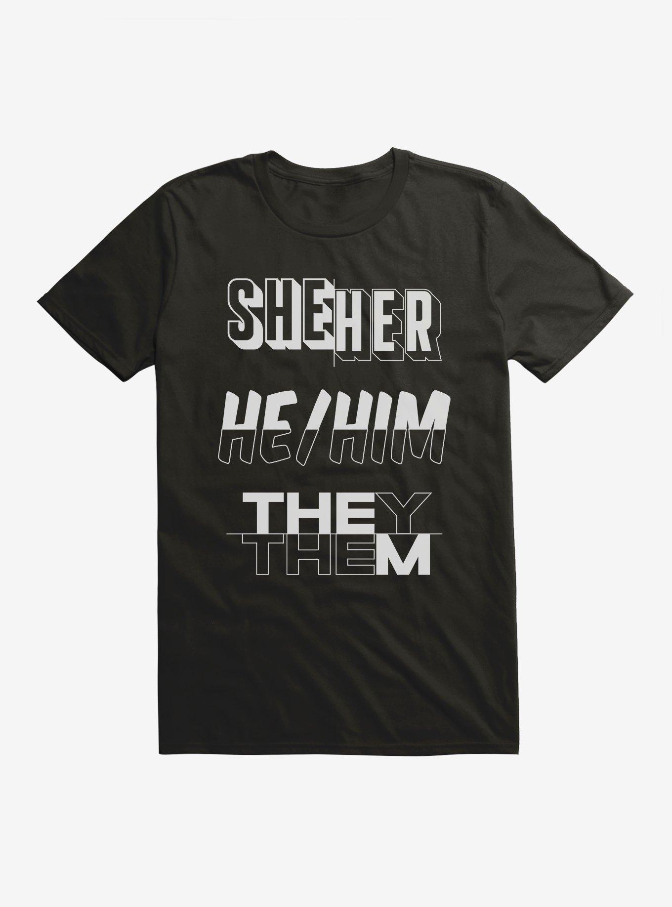 Pride Pronouns Bold T-Shirt