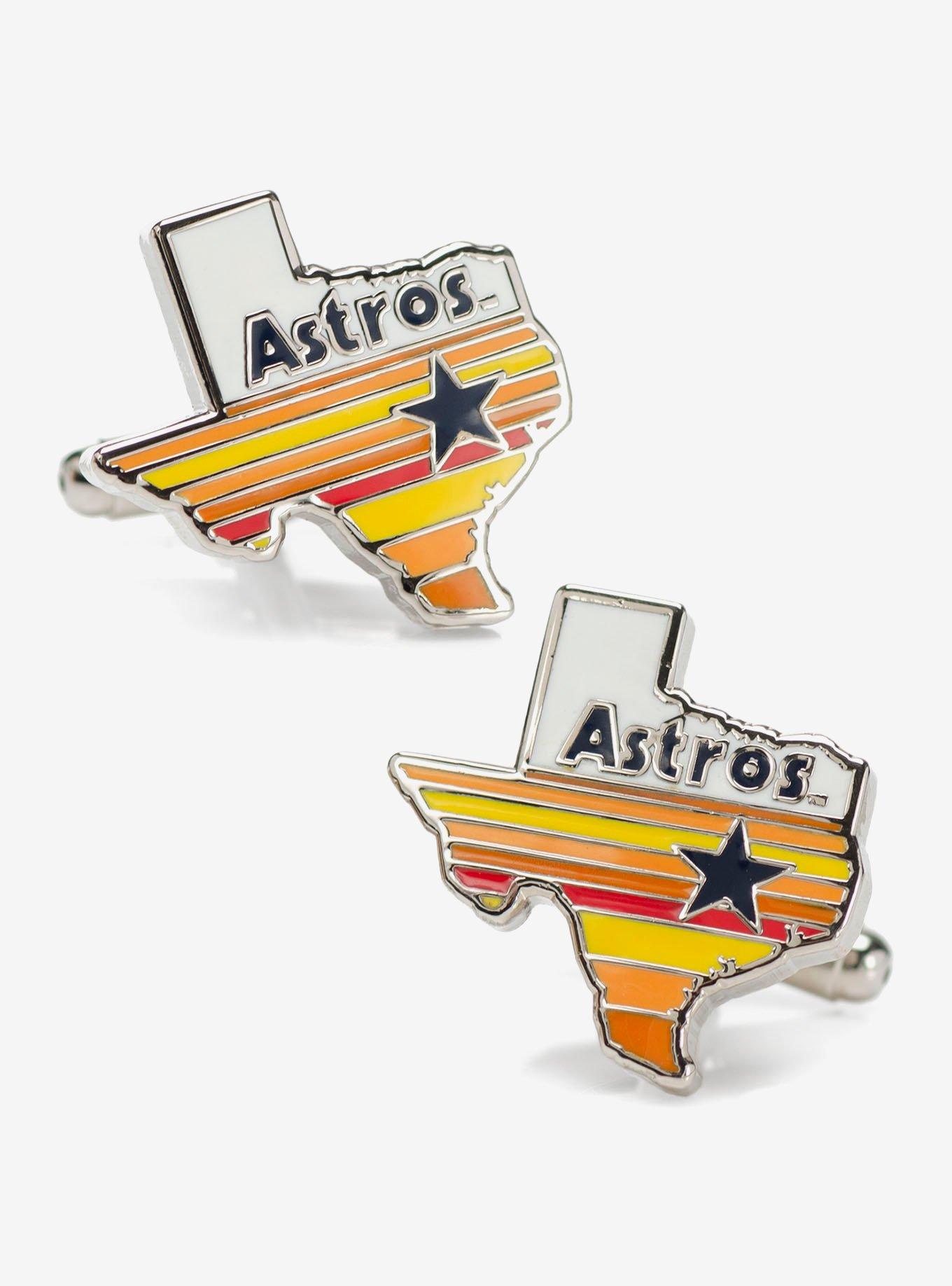 Houston Astros Tequila Sunrise Cufflinks, , hi-res