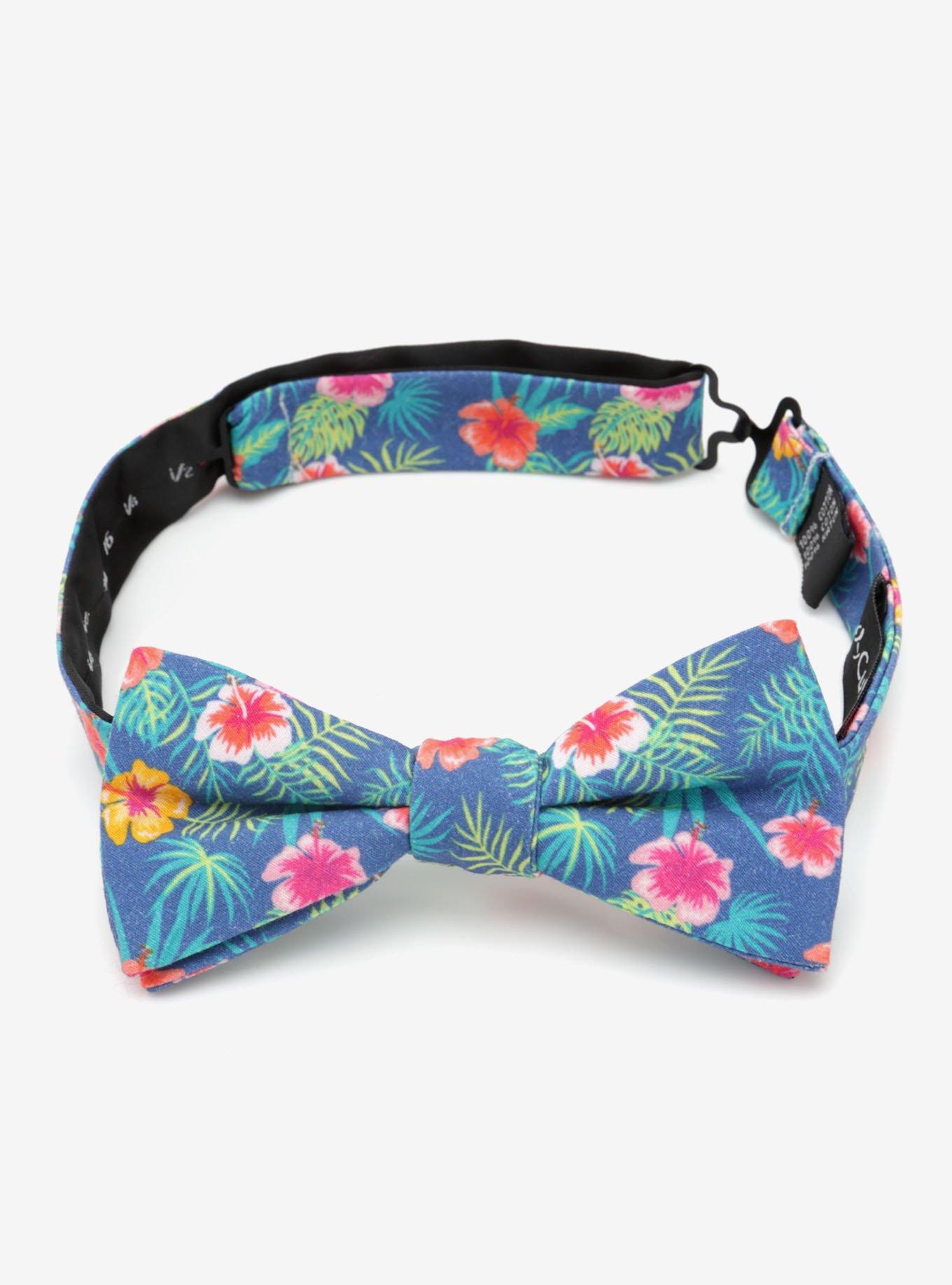 Tropical Multi Men Bow Tie, , hi-res