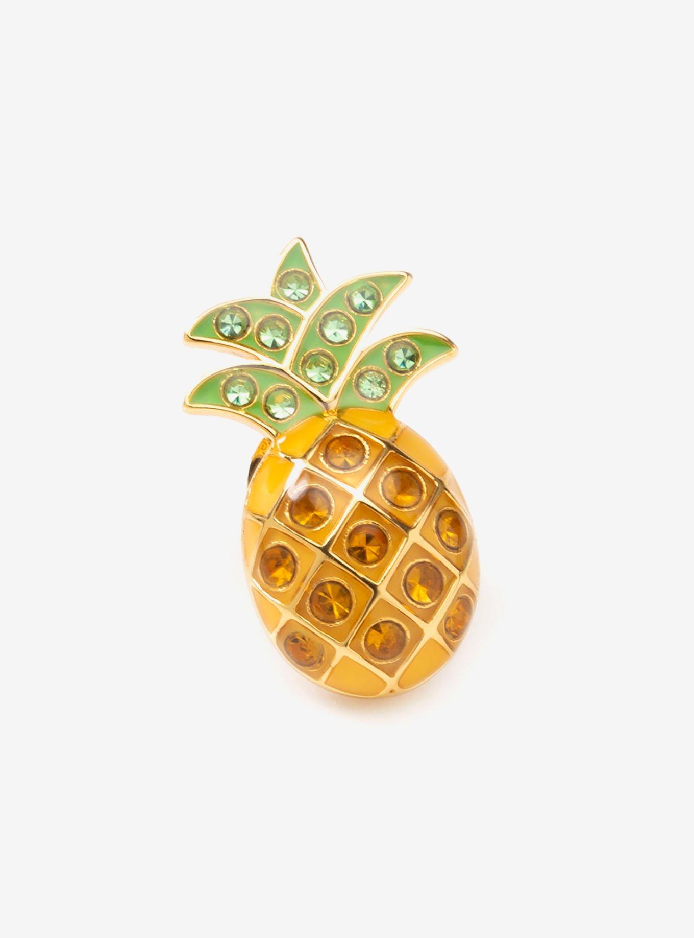 Pineapple Lapel Pin, , hi-res