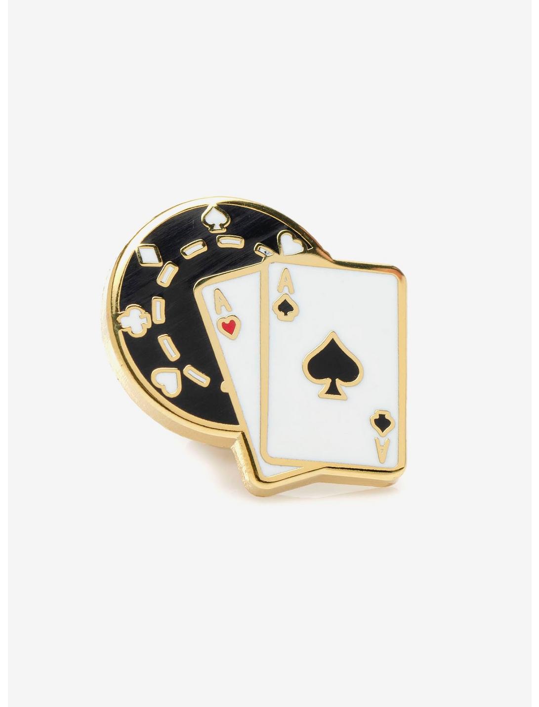 Poker Lapel Pin, , hi-res
