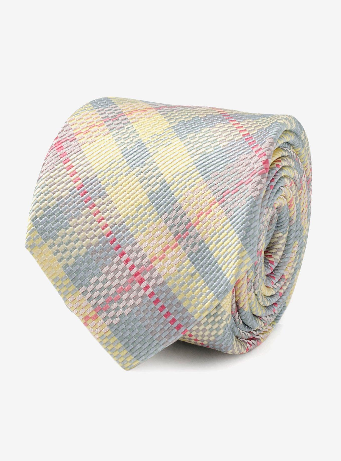 Pastel Plaid Men's Tie, , hi-res