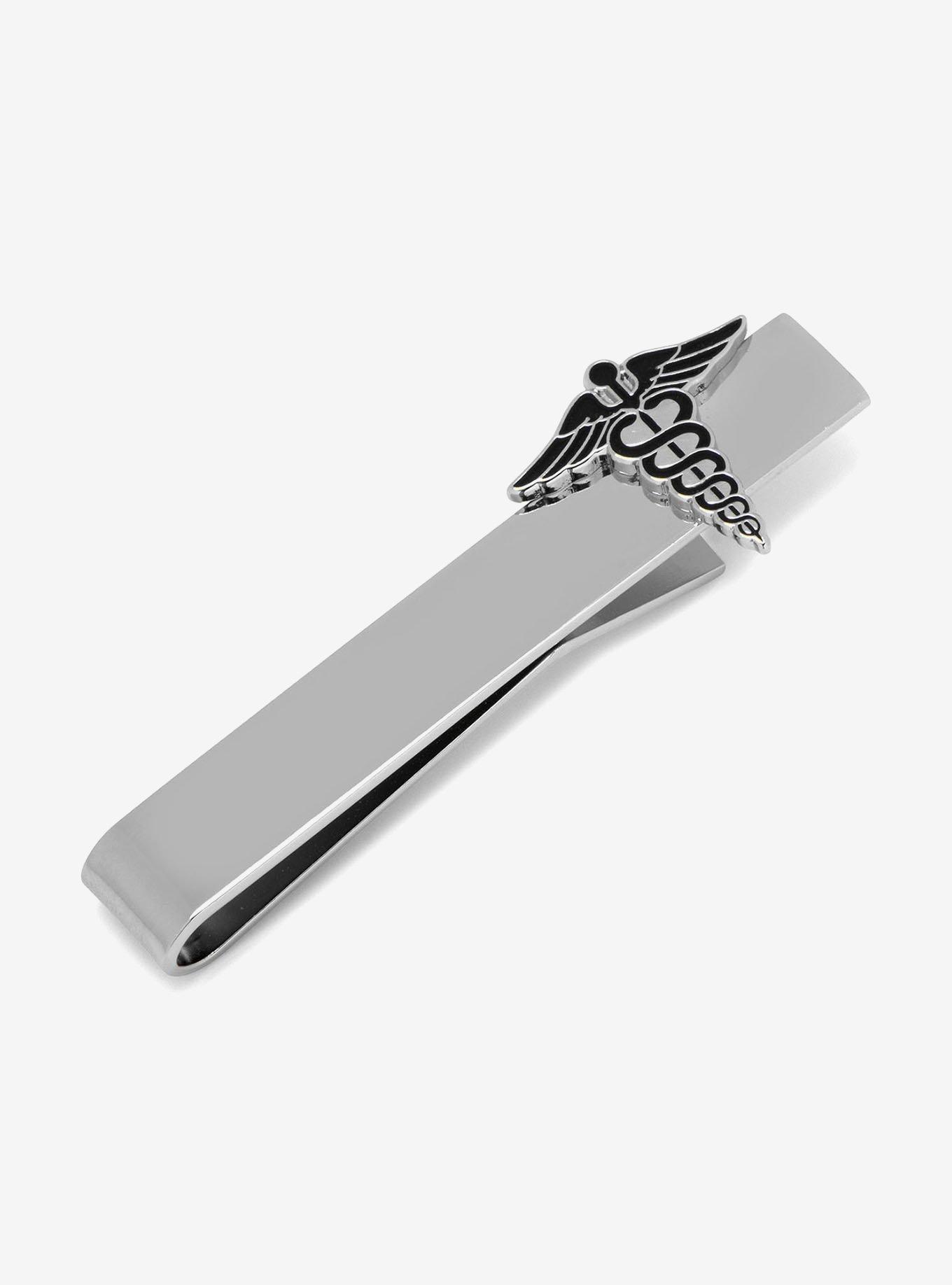 Medical Caduceus Tie Bar, , hi-res