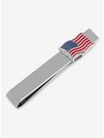 Waving American Flag Tie Bar, , hi-res