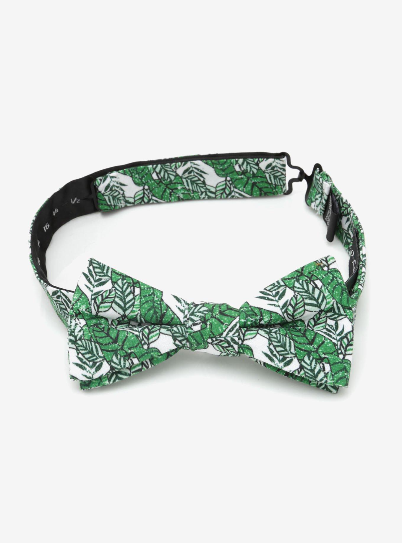 Palm Leaf Men's Bow Tie, , hi-res