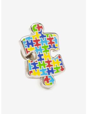 Autism Awareness Puzzle Lapel Pin, , hi-res