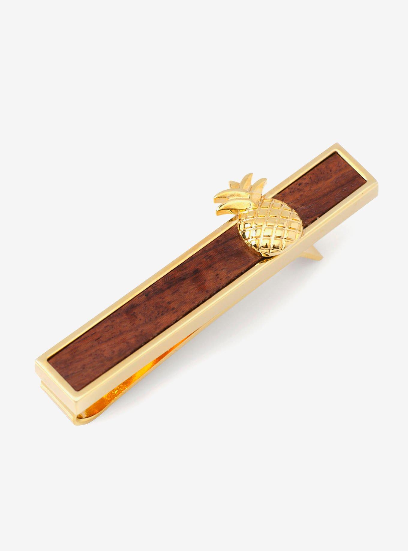 Pineapple Wood Tie Bar, , hi-res