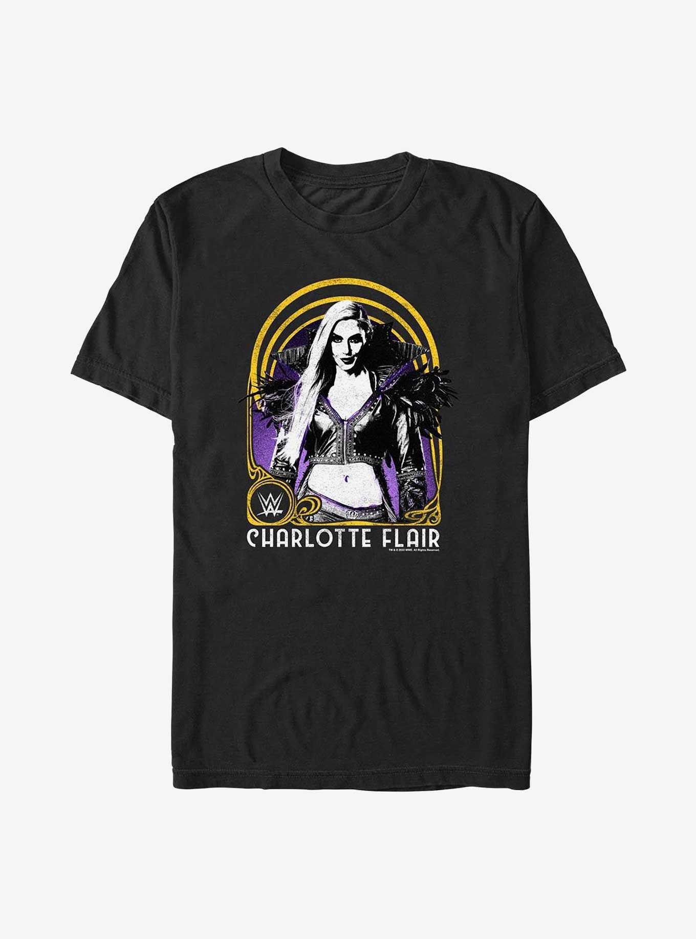 WWE Charlotte Flair Print Portrait T-Shirt, , hi-res