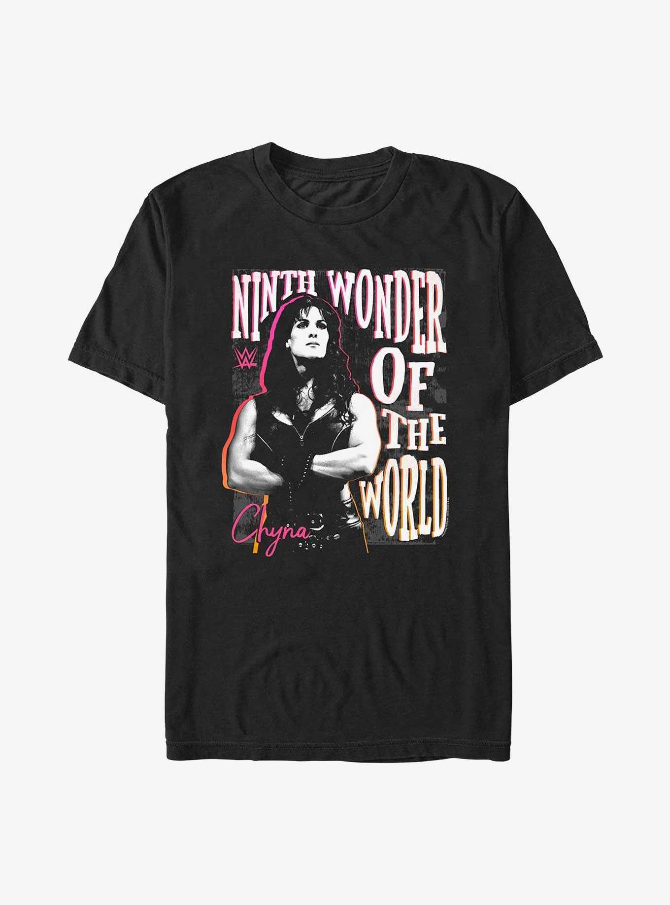 WWE Chyna Ninth Wonder Of The World Text Wrap T-Shirt, , hi-res