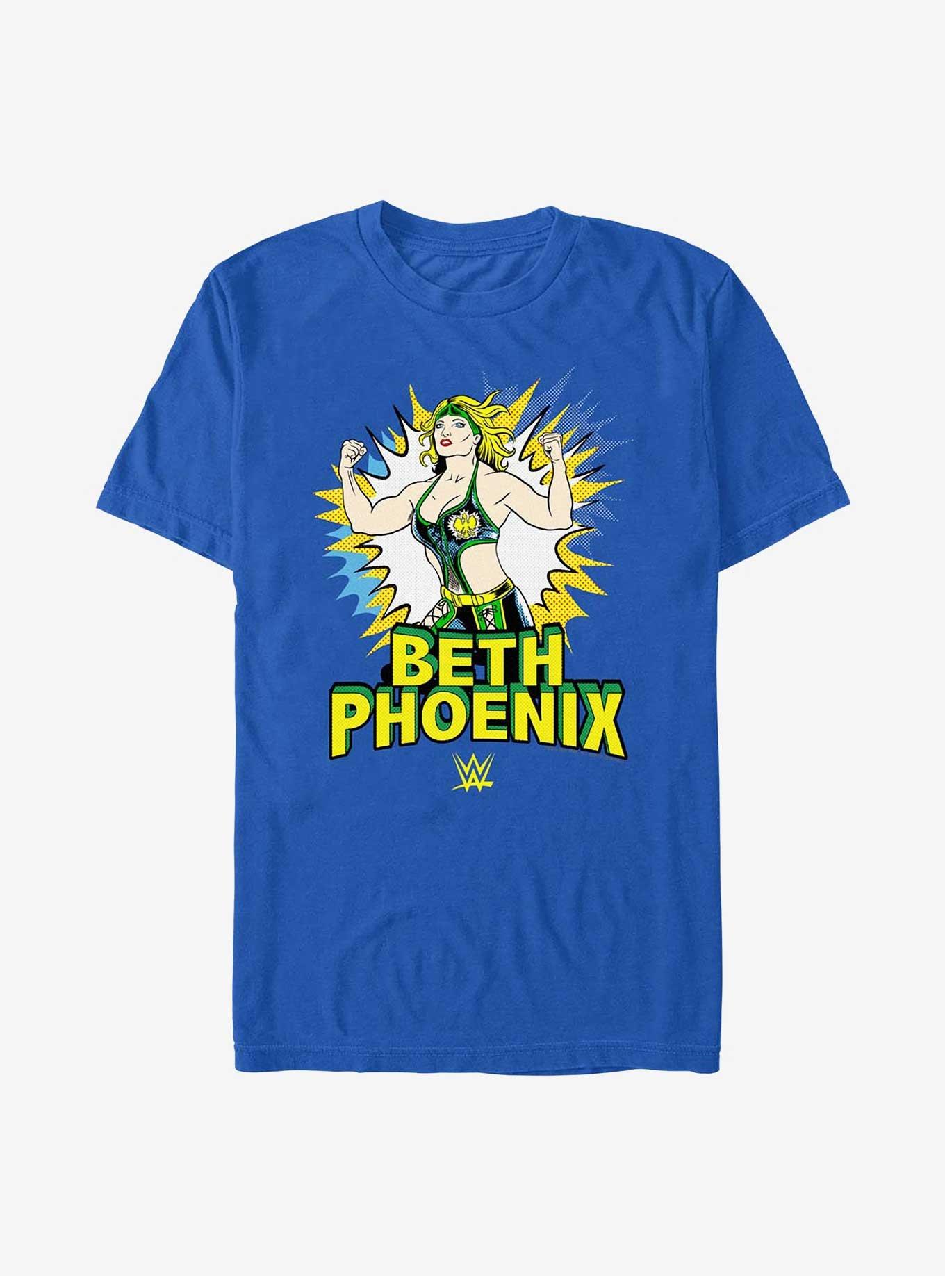 WWE Beth Phoenix Comic Book Style T-Shirt - BLUE | Hot Topic