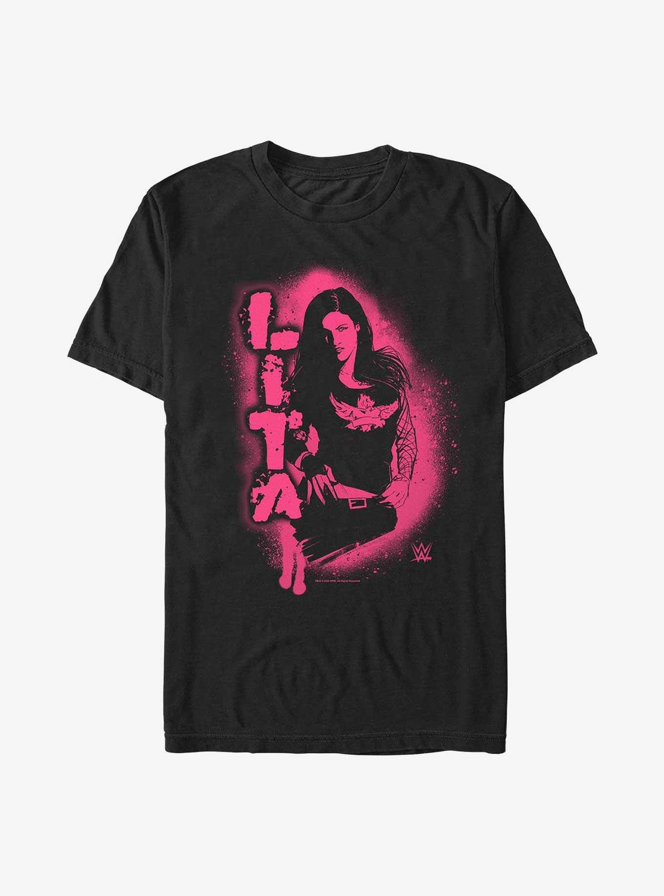 WWE Lita Stencil Portrait T-Shirt, , hi-res