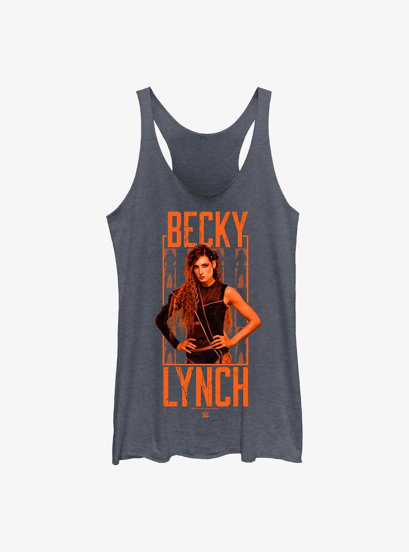 WWE Becky Lynch Portrait Logo Girls Tank, , hi-res