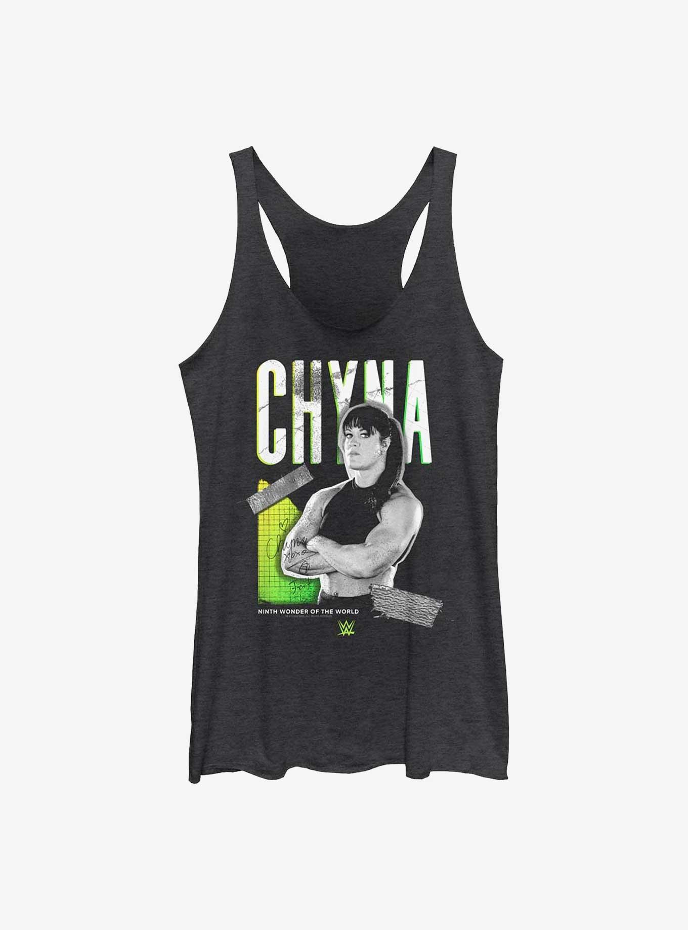 WWE Chyna Portrait Poster Girls Tank BLACK Hot Topic